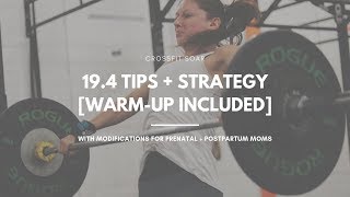 CrossFit Open 19.4 Tips + Strategy [+ Pregnancy Mods!]