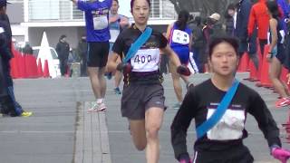 20171223北九州市民駅伝　高校女子他　2区～3区 Kita-Kyushu City People's Ekiden (Women's 15- \u0026 Men's 40-)(3)