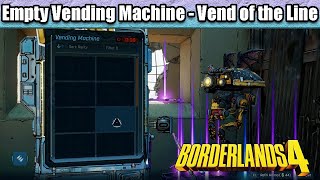 Empty Vending Machine Solution - Vend of the Line (Find Code and Input Into Machine) | Borderlands 4
