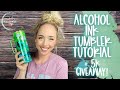 Sea Turtle Alcohol Ink Swirl Tumbler Tutorial + 5K SUBSCRIBER GIVEAWAY