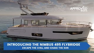 Set Sail for Sun-Soaked Horizons with the Nimbus 495 Flybridge #nimbusboats #approvedboats