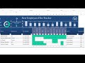 تصميم ملف تتبع لملفات الموظفين مع داش بورد