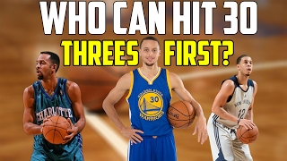 WHO CAN HIT 30 THREES FIRST IN THE CURRY FAMILY? NBA 2K17