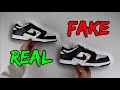 REAL VS FAKE! NIKE x SUPREME SB DUNK BLACK COMPARISON!