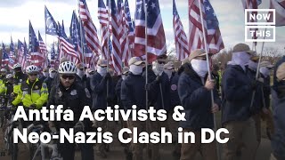 Neo-Nazis Clash with Antifa Resistance During D.C. March | NowThis