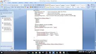 OOPS WITH JAVA - EXP 6 19CSL46 MULTILEVEL INHERITANCE ACCESS CONTROL (CSE Department)