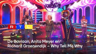 Anita Meyer duikt op in The Masked Singer voor duet met de Baviaan | The Masked Singer