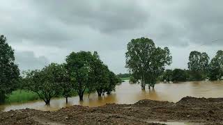 nidhori bridge | निढोरी मुरगड येथील वेदगंगा नदीला आलेला महापूर