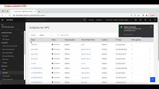 Create an IBM Cloud VPC and a VSI