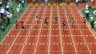 女子100mH 予選 東京都中学陸上競技大会 2012.7.7-1