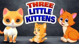 Three Little Kittens | Nursery Rhymes & Kids Songs | Ryan Kids Club