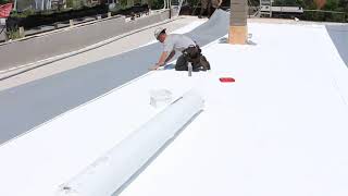 Tpo Membrane Roof Installation 👉 Commercial Roof Inspection Popular Video