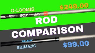 YOU WON'T BELIEVE THE RESULTS!  SHIMANO SLX vs. G-LOOMIS GCX Fishing Rod Review