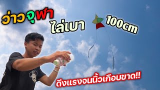 ปล่อยว่าวจุฬาลมแรง ขึ้นโครตนิ่มแต่เชือกขาดหายไปแบบไร้วี่แวว…