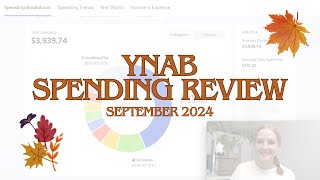 SEPTEMBER 2024 SPENDING REVIEW 💸 | YNAB