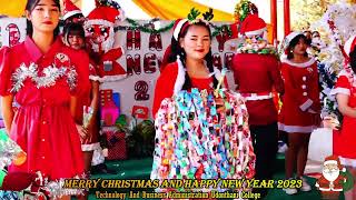 Merry Christmas And Happy New Year 2023 วิทยาลัยเทคโนโลยีบริหารธุรกิจอุดรธานี