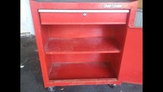 Vintage 70s Craftsman Toolbox 15.00 At Fleamarket