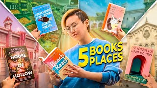 I read 5 books about different places in 5 different places 🏰 (Barcelona edition!)