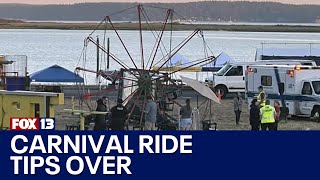 6 hurt after carnival ride tips in Oak Harbor