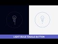Light Bulb Toggle Button Using JavaScript | HTML CSS Animation