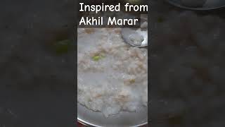 Pazhankanji 🤤 Inspired from Akhil Marar 😋 #akhilmarar #food #shorts #like #short #viral#india #shots