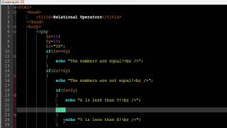 PHP & MySQL Tutorial 23 Relational Operators YouTube