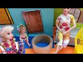 மகிழ்ச்சியான நேரம் பகுதி 765 barbie vaccine camp for babies barbie story mini green food