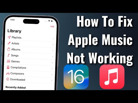 Как исправить ошибку Apple Music, которая не работает на iPhone iOS 16 (2023)