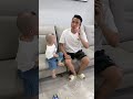 dad knocks over food cute baby throws away his phone comedy cutebaby funnyvideos smile