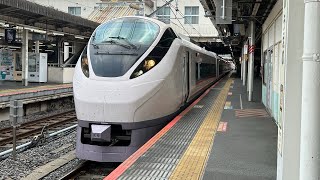 E657系水カツK6編成 特急ときわ号　上野駅発車