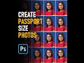 How to create Passport size photo in Photoshop