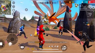 FREE FIRE PEAK ROOF FIGHT - FF NARUTO NEW MAP GAMEPLAY - GARENA FREE FIRE HIDDEN LEAF VILLAGE