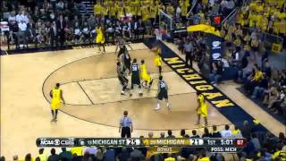 Nick Stauskas Sophmore Year vs. Michigan State