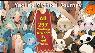 All 297 Yaolings and where can get them | Yaoling Mythical Journey