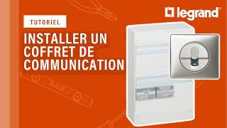 Comment installer un coffret de communication Full Media Legrand tout RJ45 ?