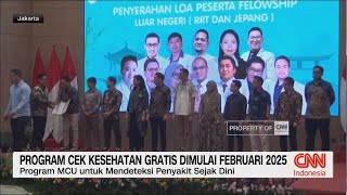 Program Cek Kesehatan Gratis Dimulai Februari 2025