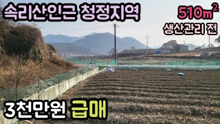 (매물번호11139) 3천만원 보은부동산 510㎡(154) 보은땅 보은토지매매매물 청주부동산 청주토지 시골땅 촌땅 소액땅 농막 주말농장 전원주택지 집터 대전부동산 대전토지