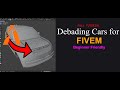 How to Debadge cars FiveM | Beginner Freindly | Export to Server | FiveM & GTA | Blender