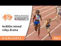 World Record in 4x400m relay as Dutch fall in final metres and miss medals!
