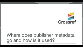Where does publisher metadata go and how is it used?