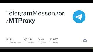 GitHub - TelegramMessenger/MTProxy