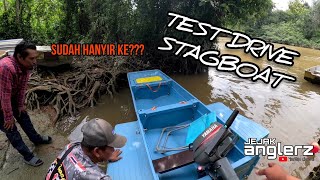 Test Stagboat Untuk Trip Mancing || Strike Udang Sepit Biru On Stagboat Sudah Hanyir