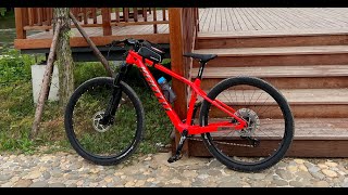 KOOTU Cok 6.1 carbon mountain bike with the Shimano M6100 Deore 12 Speed Groupset