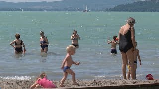 Kevesebben strandoltak Balatonfüreden, mint tavaly