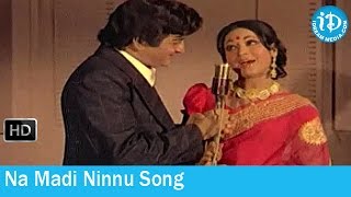 Aaradhana Movie Songs - Na Madi Ninnu Song - S Hanumantha Rao Songs