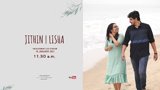 Jithin \u0026 Lisha Engagement Live On 16-01-21 11.30 a.m.