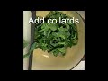 sautéed collards and apples