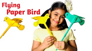 DIY Flying Paper Bird 🕊️: Easy and Creative Craft Tutorial | Esther's Art and Learning