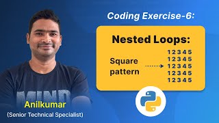 P86 - How to Use Nested Loops in Python: Square Number Pattern Challenge [తెలుగు]