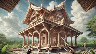 🔴 Carpenters Are Building Vietnam's Largest Wooden House From Start To Finish // Woodworking Tools